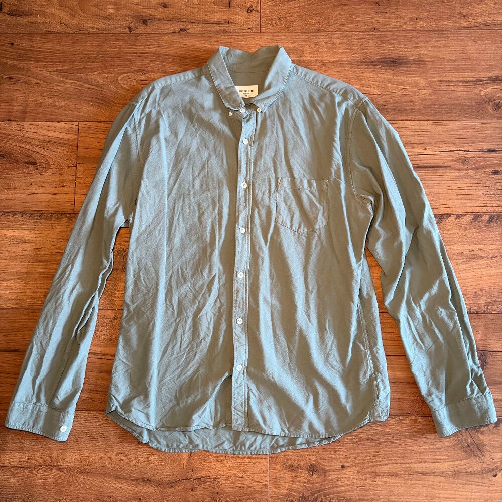 Octobre Editions Button Down Sage Green XL